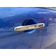 Накладки на ручки (4 шт) З чіпом, Carmos - Турецька сталь для Mitsubishi Lancer X 2008- рр