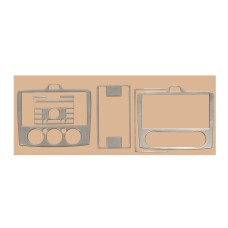 Накладки на панель Дерево для Ford Focus II 2005-2008 рр