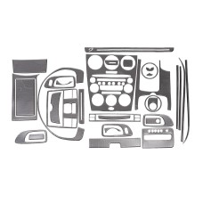 Накладки на панель Карбон для Mazda 6 2003-2008 рр