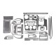 Накладки на панель Карбон для Mazda 6 2003-2008 рр