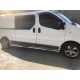 Бічні труби (2 шт., нерж.) 70 мм, коротка база для Opel Vivaro 2001-2015 рр