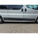 Боковые пороги Premium (2 шт, нерж) 60 мм, длинная база для Opel Vivaro 2001-2015 гг