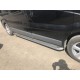 Боковые пороги Premium (2 шт, нерж) 60 мм, длинная база для Opel Vivaro 2001-2015 гг
