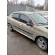 Накладки на ручки (нерж) 4 шт, Carmos - Турецька сталь для Peugeot 206