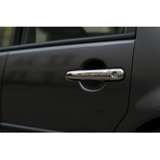 Накладки на ручки (нерж) 4 шт, OmsaLine - Італійська нержавійка для Peugeot 307