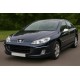 Накладки на дзеркала (2 шт) Carmos - Полірована нержавіюча сталь для Peugeot 407 2004-2011 рр
