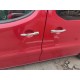 Накладки на ручки (нерж) OmsaLine - Итальянская нержавейка для Peugeot 4008