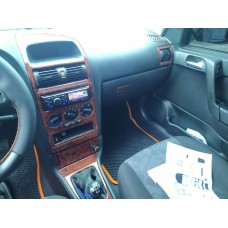 Накладки на панель Алюміній для Opel Astra G classic 1998-2012 рр
