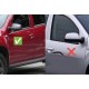 Накладки на дзеркала (2 шт) V-2 Carmos - Хромований пластик для Renault Duster 2008-2017 рр