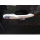 Накладки на ручки (4 шт., нерж.) 1 чип, Carmos - Турецкая сталь для Renault Fluence 2009-2016 гг