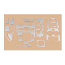 Накладки на панель (Великий комплект) Алюміній для Seat Altea 2004-2015 рр