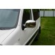 Накладки на дзеркала (2004-2008, 2 шт) Carmos - Турецька сталь для Renault Kangoo рр