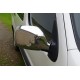 Накладки на дзеркала (2004-2008, 2 шт) Carmos - Турецька сталь для Renault Kangoo рр