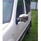 Накладки на зеркала (2004-2008, 2 шт) Carmos - Хромированный пластик для Renault Kangoo