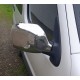 Накладки на зеркала (2004-2008, 2 шт) Carmos - Хромированный пластик для Renault Kangoo