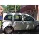 Рейлінги чорні Максі база, Пластикові ніжки для Renault Kangoo 2008-2020 рр