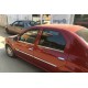 Молдинг дверей (4 шт, нерж) OmsaLine - Італійська нержавійка для Renault Logan I 2005-2008 рр