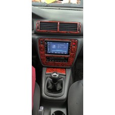 Накладки на панель 2004-2005 Карбон для Volkswagen Passat B5 рр