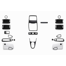 Накладки салону Темний шпон для Renault Clio II 1998-2005 рр
