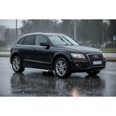 Боковые Подножки Maya V2 (2 шт., Алюминий) для Ауди Q5 2008-2017 гг