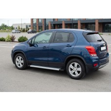 Боковые Подножки Maya V2 (2 шт., Алюминий) для Chevrolet Trax 2012-2023 гг