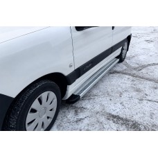 Боковые Подножки Maya V2 (2 шт., Алюминий) для Citroen Berlingo 1996-2008 гг