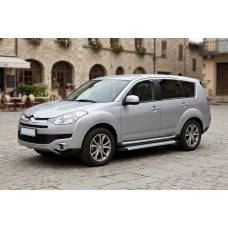 Боковые Подножки Maya V2 (2 шт., Алюминий) для Citroen C-Crosser 2007-2013 гг