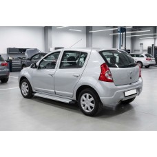 Боковые Подножки Maya V2 (2 шт., Алюминий) для Dacia Sandero 2007-2013 гг