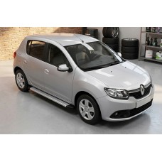 Боковые Подножки Maya V2 (2 шт., Алюминий) для Dacia Sandero 2013-2020 гг