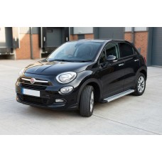Боковые Подножки Maya V2 (2 шт., Алюминий) для Fiat 500X 2014-2024 гг