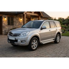 Боковые Подножки Maya V2 (2 шт., Алюминий) для GreatWall Haval/Hover H3 2005-2013 гг