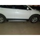 Бокові пороги Maya V2 (2 шт., алюміній) для Honda CRV 2012-2016 рр