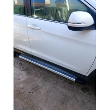 Бокові пороги Maya V2 (2 шт., алюміній) для Honda CRV 2012-2016 рр