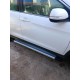 Бокові пороги Maya V2 (2 шт., алюміній) для Honda CRV 2012-2016 рр