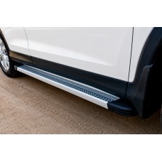 Бокові пороги Maya V2 (2 шт., алюміній) для Honda CRV 2012-2016 рр