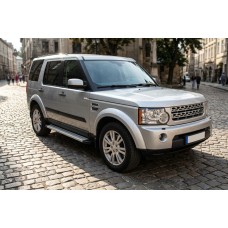 Бокові пороги Maya V2 (2 шт., алюміній) для Land Rover Discovery IV 2009-2017 рр