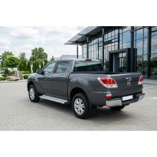Бокові пороги Maya V2 (2 шт., алюміній) для Mazda BT-50 2012- рр