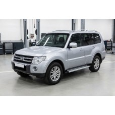 Боковые Подножки Maya V2 (2 шт., Алюминий) для Mitsubishi Pajero Wagon IV 2006-2021 гг