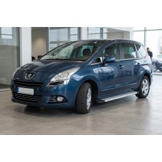 Боковые Подножки Maya V2 (2 шт., Алюминий) для Peugeot 5008 2009-2016 гг