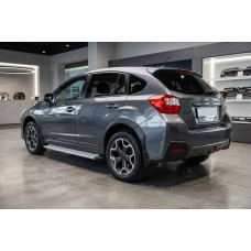 Бокові пороги Maya V2 (2 шт., алюміній) для Subaru XV 2011-2017 рр
