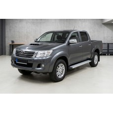 Боковые Подножки Maya V2 (2 шт., Алюминий) для Toyota Hilux 2006-2015 гг