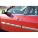 Накладки на ручки (4 шт, нерж) Carmos - турецька сталь для Renault Megane II 2004-2009 рр