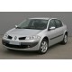 Накладки на дзеркала (2 шт., пласт) Carmos - турецький хром. пластик для Renault Megane II 2004-2009 рр