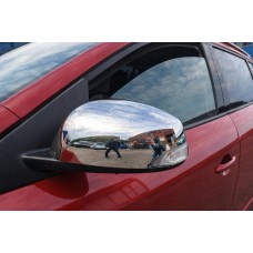 Накладки на Зеркала (2 шт., Нержавейка) Carmos - Турецкая Нержавеющая Сталь для Renault Megane III 2009-2016 гг