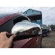 Накладки на дзеркала (2 шт., нерж.) OmsaLine - Італійська нержавійка для Renault Megane III 2009-2016 рр