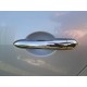 Накладки на ручки (4 шт, нерж) Carmos - Турецька сталь для Renault Scenic/Grand 2003-2009 рр