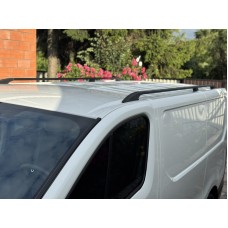 Рейлінги чорні Коротка, пластикові ніжки для Renault Trafic 2015- рр