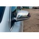Накладки на дзеркала (2 шт., нерж) Carmos - Турецька сталь для Skoda Octavia II A5 2010-2013 рр
