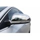 Накладки на дзеркала (2 шт., нерж) OmsaLine - Італійська нержавійка для Skoda Superb 2009-2015 рр