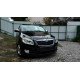 Накладки не зеркала (Carmos, 2 шт, нерж) для Skoda Fabia 2007-2014 гг